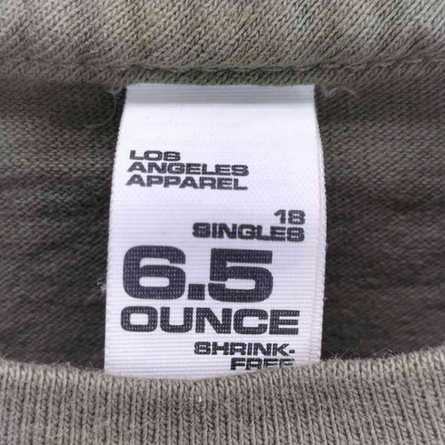 ロサンゼルスアパレル Los Angeles Apparel 6.5once Garment Dye Crew Neck T-Shirt クルーネックTシャツ メンズ JPN:S