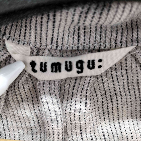 ツムグ tumugu: リネンプルオーバーシャツブラウス レディース FREE