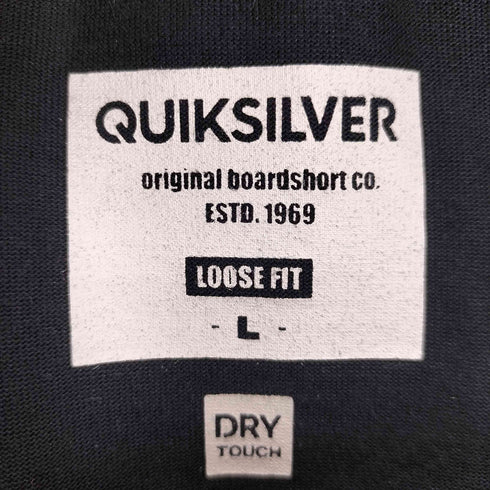 クイックシルバー Quiksilver ペイズリー柄 バックプリントTシャツ メンズ L