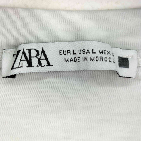 ザラ ZARA OVERSIZE METALLIC T-SHIRT メンズ US L