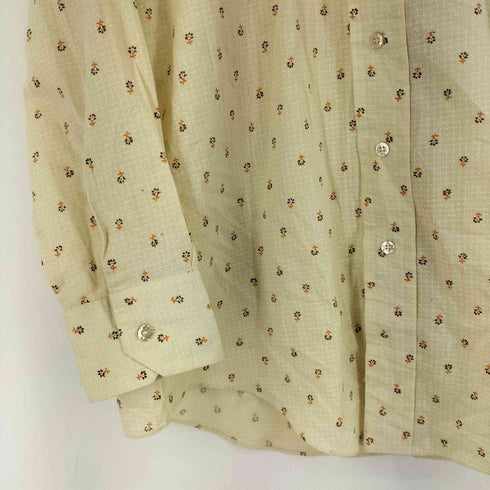 70s Bud Berma PERMAMENT PRESS 小花柄シャツ メンズ 16 1/2