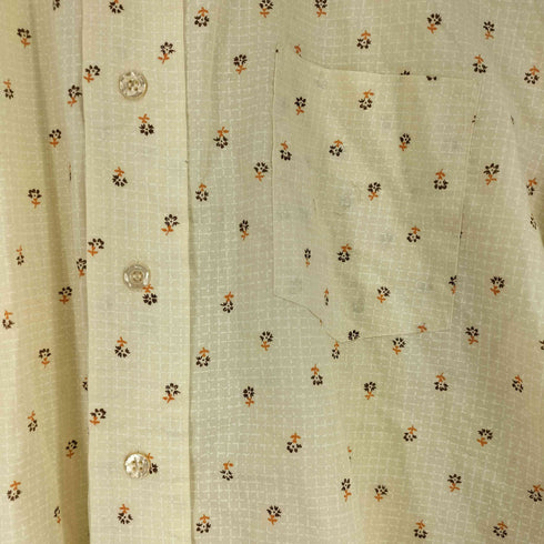 70s Bud Berma PERMAMENT PRESS 小花柄シャツ メンズ 16 1/2
