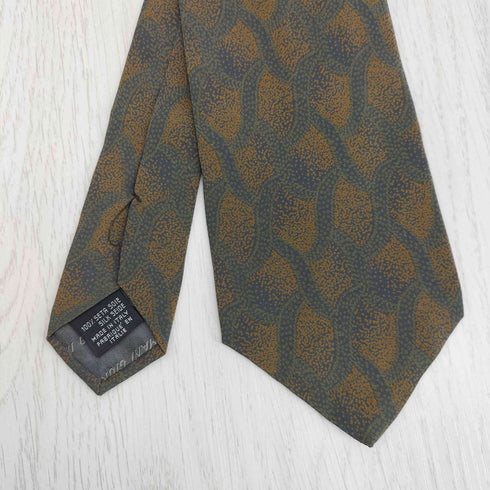 ジョルジオアルマーニ Giorgio Armani CRA VATTE 総柄 シルクネクタイ メンズ