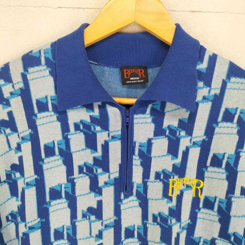 BUTLER ハーフジップニットシャツ street メンズ JPN:M