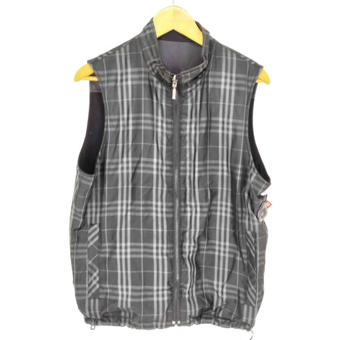 バーバリーゴルフ BURBERRY GOLF リバーシブルジップベスト メンズ JPN:M