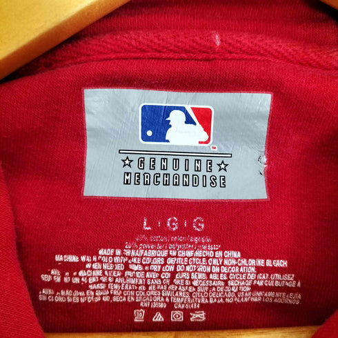 ジェニュインマーチャンダイズ GENUINE MERCHANDISE MLBチームロゴ プリント プルオーバーパーカー メンズ import:L