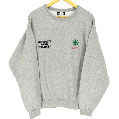ワコマリア WACKO MARIA 舐達磨 HIGH TIMES CREW NECK SWEAT SHIRT メンズ JPN:XL