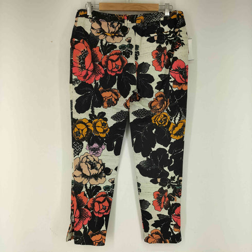 ドリスヴァンノッテン DRIES VAN NOTEN 裾ジップ 花柄 スラックスパンツ レディース 38