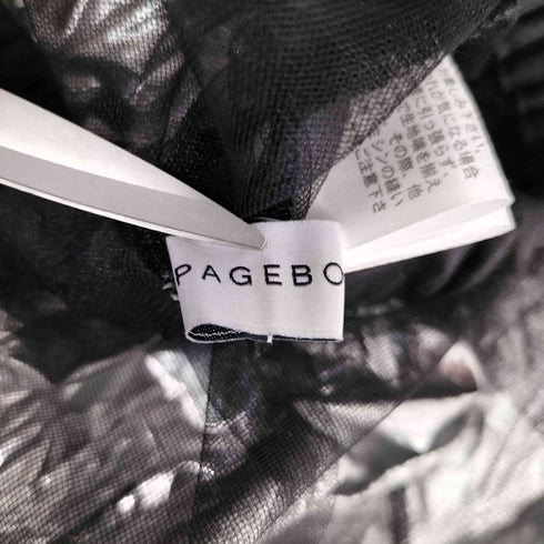 ページボーイ PAGEBOY メタリックチュールロングパンツ レディース FREE