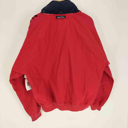 ノーティカ NAUTICA 90S CHALLENGR J-CLASS Sailing Jacket 刺繍 2WAY ナイロン スタンドネック ブルゾン ジャケット マウンテン パーカー セーリング ジャケット メンズ import:XL