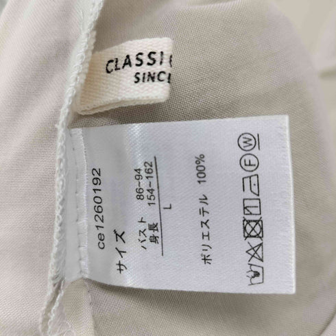 クラシカルエルフ CLASSICAL ELF エアリータッチシャツワンピース レディース L