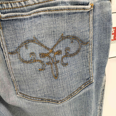 ラルフローレン RALPH LAUREN ポケット刺繍 フレアデニムパンツ レディース 9