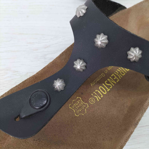 ビルケンシュトック BIRKENSTOCK Gizeh ラインストーン レザーサンダル メンズ JPN:26.5