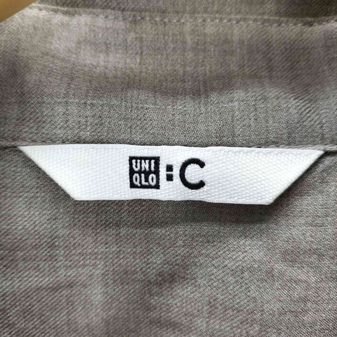 ユニクロシー UNIQLO:C ベルテッドシャツワンピース レディース L