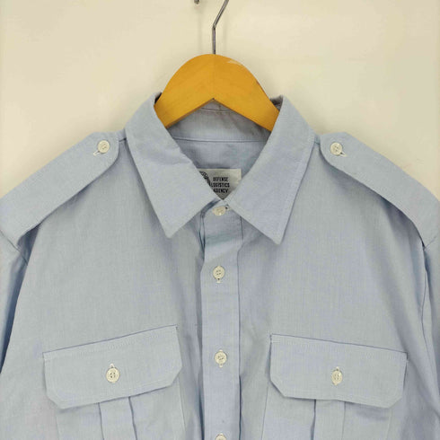 ユーエスエムシー USMC DEFENSE LOGISTICS AGENCY SERVICE DRESS エポレット フラップ ポケット S/S ミリタリー シャツ メンズ 16.5R