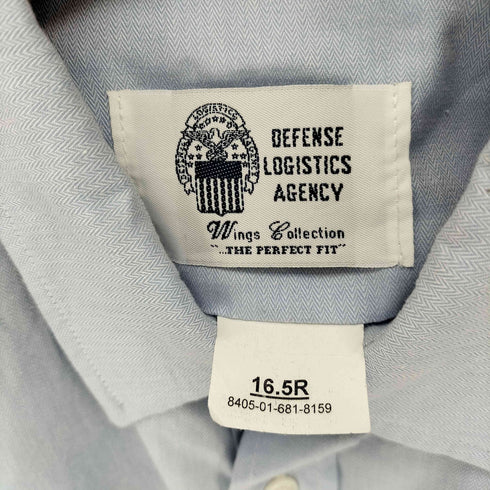 ユーエスエムシー USMC DEFENSE LOGISTICS AGENCY SERVICE DRESS エポレット フラップ ポケット S/S ミリタリー シャツ メンズ 16.5R