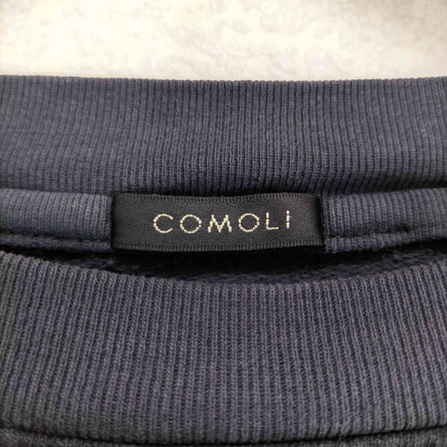 コモリ COMOLI インレイ起毛 ラグランスリーブクルーネックスウェット メンズ JPN:3