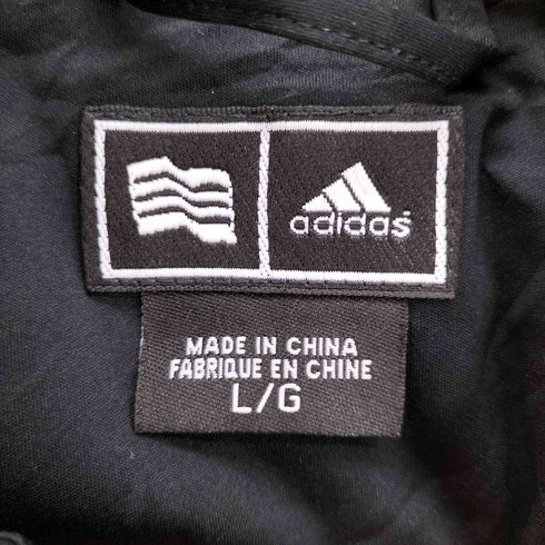 アディダス adidas GOLF CHANNEL ロゴ アーム トレフォイル 刺繍 ハーフジップ プルオーバー メンズ import:L