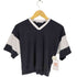 ティーバイアレキサンダーワン T by Alexander Wang Vネックショート丈Tシャツ レディース JPN:XS