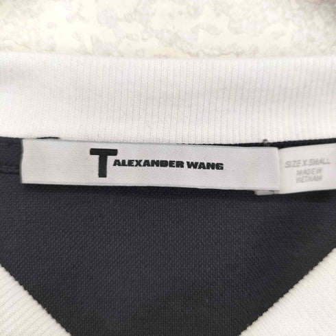 ティーバイアレキサンダーワン T by Alexander Wang Vネックショート丈Tシャツ レディース JPN:XS