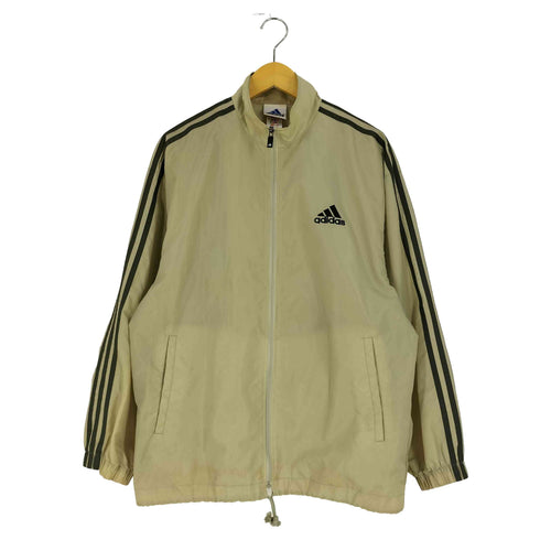 アディダス adidas 00s 万国旗タグ ロゴ刺繍 ナイロン ジップアップジャケット メンズ import:M
