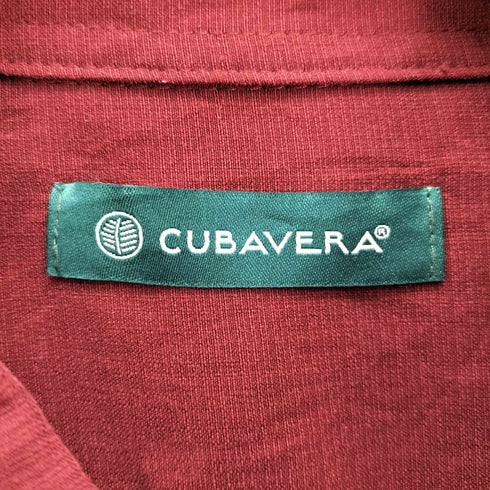 キューバベラ CUBAVERA シンメトリーライン S/S シャツ メンズ import:XL