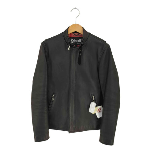 ショット Schott SOLID C.R.J. BANDANA PATCH LINING/ソリッド クラシックレーサー バンダナパッチ ライニング メンズ S