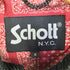 ショット Schott SOLID C.R.J. BANDANA PATCH LINING/ソリッド クラシックレーサー バンダナパッチ ライニング メンズ S
