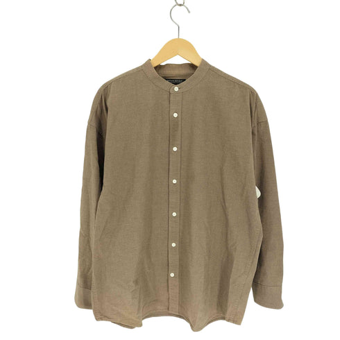 バナナリパブリック BANANA REPUBLIC J OX OVERSIZED バンドカラー L/S シャツ メンズ import:M