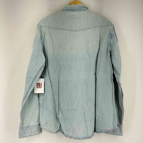 ザラ ZARA L/S ワッペンデニムシャツ メンズ import:XL
