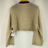 ザラ ZARA リネン混クロップドニット レディース import:S