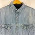 ザラマン ZARA MAN L/S デニムウエスタンシャツ メンズ import:XL