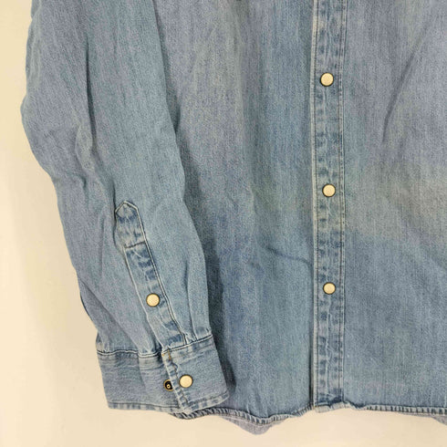 ザラマン ZARA MAN L/S デニムウエスタンシャツ メンズ import:XL