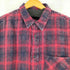 ザラマン ZARA MAN L/S ダメージチェックシャツ メンズ import:XL