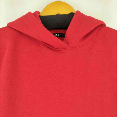 ザラ ZARA クロップドプルオーバーパーカー レディース import:S