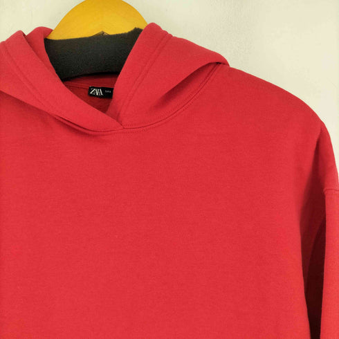 ザラ ZARA クロップドプルオーバーパーカー レディース import:S