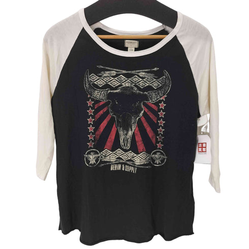 ポロバイラルフローレン Polo by RALPH LAUREN ラグラングラフィックシャツ メンズ import:L