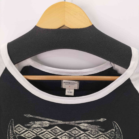 ポロバイラルフローレン Polo by RALPH LAUREN ラグラングラフィックシャツ メンズ import:L