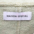 メゾンスペシャル MAISON SPECIAL サイド スリット ステッチ スウェット メンズ FREE