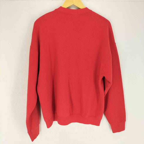 フルーツオブザルーム FRUIT OF THE LOOM 90s USA製 フロントプリントクルーネックスウェット メンズ JPN:XL
