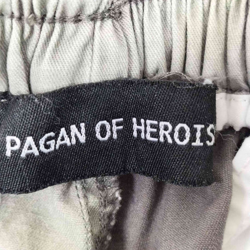 PAGAN OF HEROISM バイカラー 再構築 カーゴショーツ レディース