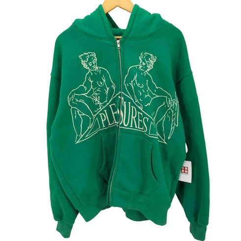 プレジャーズ PLEASURES Squeeze Zip Up Hoodie スクイーズ ジップ アップ フーディ メンズ import:L