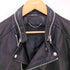 ディーゼルブラックゴールド DIESEL BLACK GOLD カウレザー セミダブル ライダース ジャケット メンズ EUR:46