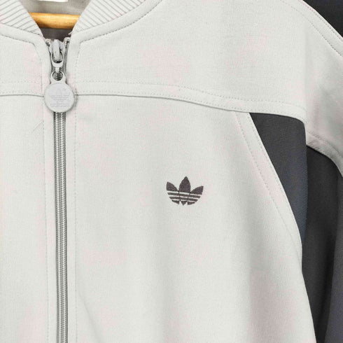 アディダス adidas 00s トレフォイルロゴ刺繍トラックジャケット メンズ