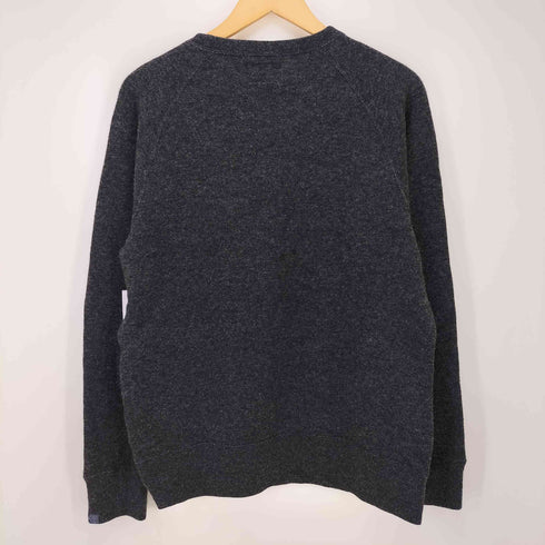 ループウィラー LOOPWHEELER LOWERCASE KNITWEAR ナイロン混 ウールコットン ラグラン ニット メンズ import:L