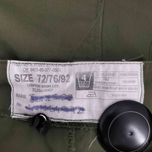 ブリティッシュアーミー BRITISH ARMY TROUSERS ベイカーパンツ メンズ