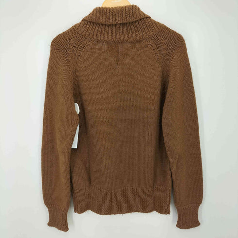 MONSIEUR LACENAIRE ショールカラー ケーブル ウール ニット メンズ import:S