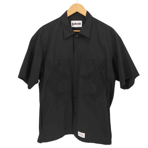 ショットブロス SCHOTT BROS. 鯉 刺繍 S/S シャツ メンズ import:L