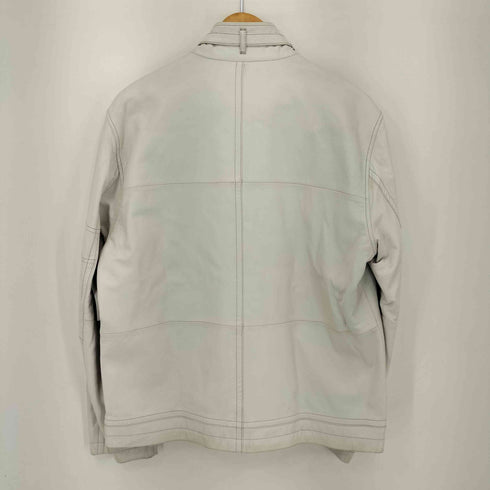 バラシ barassi シープスキン シングルライダースジャケット メンズ 48