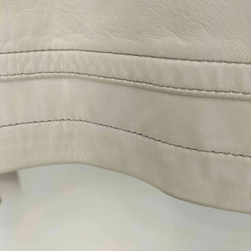 バラシ barassi シープスキン シングルライダースジャケット メンズ 48